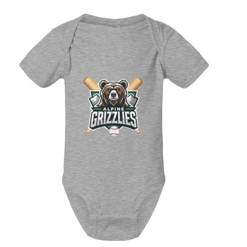 Alpine Grizzlies Baby Onesies